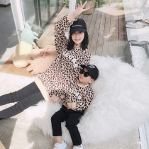 Parent-child clothing spring and autumn sweater 2020 new fashion net red Western style mother and child clothing boy baby cotton top