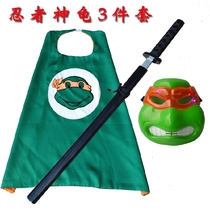 Teenage Mutant Ninja Turtle Cloak Halloween Childrens Cloak Sword Spider-Man Iron Man Wonder Woman Mask