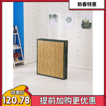Bamboo bed folding bed single double office afternoon summer outdoor cool bed bamboo board escort bed bamboo bed