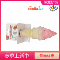 Coollappet mineral ice cream bird toy station stick nibbling with calcium-tonic calcium Xuanfeng peony big head tiger leather parrot