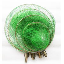 Copy net head 304 solid stainless steel copy net telescopic rod loach close eye net copy fish fishing net copy head