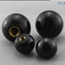 Thread m12 glued wood ball electric wood ball nut red black handle iron wood round ball red accessory electric wood m16