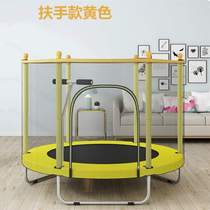 2020 new 60 inch indoor fitness with net baby children jumping bed collapse silent children family Six