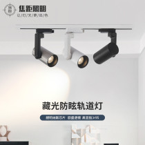 Three-line track light LED light shop commercial clothing store club high-end cob light high-end cob light high display Villa slide spot light