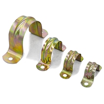 Galvanized Iron Leather Yard Pipe Yard Tubing Fixed Yard U Type Tube Card Clip Pipe Clamp Pipe Hoop U Type Tube Card Riding Card