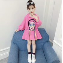 Net red girls necropolis dress in long style 2020 Spring and autumn season Korean version of the Korean version of the Korean version of the childrens little girl