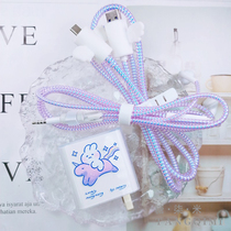 Huawei mate40 pro data line protective sheath 66w Fast refill head V40 Honor Applicable nova8 charger p50