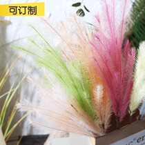 (Mountain tree) simulation Reed home decoration ornaments reed grass ins style photo props flower Pink White