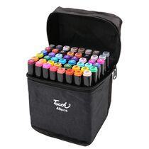 Touch raven double-headed marker pen set touch student 48-color art student special watercolor pen 60 80 262 48-color animation full set 1000-color horse