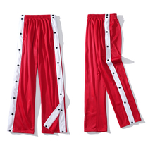 Basketball uniform appearance pants mens sports training warm-up uniform breasted pants winter