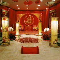 Promotional wedding props Road guide Wedding decoration decoration ornaments Chinese wrought iron birdcage Road guide sign-in table jewelry