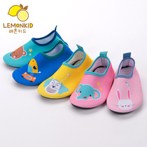 Children barefoot soft shoes Beach shoes Non-slip early education shoes Beach socks Boys and girls baby wading swimming shoes slippers