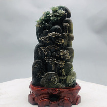 Unique Mountain Jade (Chinas Big Four jade) (one pint of a single rhyme) pendulum with 4 catties y86