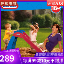  Little Tikes Little Tikes red and blue small slide Foldable baby indoor household small baby slide