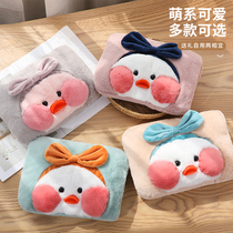 Heating baby warm hand baby cute plush warm pocket electric bag female hot bag