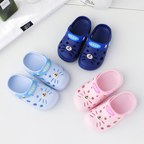2019 new children cool slippers girls Summer cute cartoon Indoor anti-slip Soft bottom Little Princess Home Boy