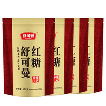 Schuyman brown sugar powder 300g cane old red sugar menstrual great aunt flush with black sugar steamed bread ginger tea ginger sugar seasoned