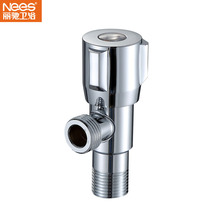 Stainless steel angle valve triangular valve hot and cold water universal water stop valve explosion protection 8897A