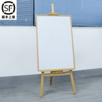 60 * 90 chalkboard bracket wood vertical magnetic small blackboard shop hanging promotional board Showboard menu