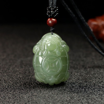 And Tian Yolong tortoise jade pendant real jade pendant real jade money dragon jade pendant mens jade pendant jewellery jade jade pendant