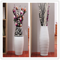 Jingdezhen ceramic vase modern European minimalist living room decoration landing lucky bamboo bridal room decoration special