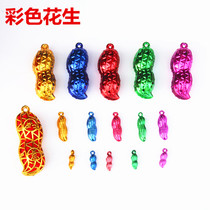 Popular Golden size color peanut accessories diy handicraft gilded plastic dress wedding year goods Chinese knot