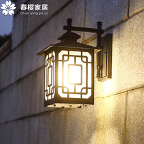 Exterior Wall Wall Lamp Villa Large Doorway Balcony New Chinese Retro Light Hallway Outdoor Patio Super Bright Outdoor Waterproof Lamp