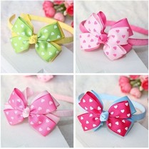 Cute Korean Bow Hair Hoop Korean Children Hair Jewelry Girls Headband Hairband floral headdress Headwear