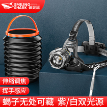 Scorpion lamp super bright scorpion special purple light outdoor photo arrest catching scorpion head-mounted high-power strong light headlight