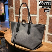 Commuter Bag 2020 New Tide Canvas Large Capacity Child Single Shoulder Tote Bag Women Joker Shopping Bag