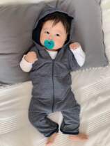 Baby autumn suit with cotton two-piece long sleeve male baby jumpsuit