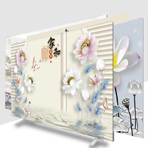 Simple modern TV cover 5055 inch 65 inch dust cover cover TV dust cover curved screen cover