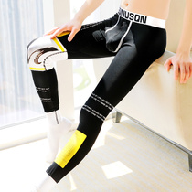 SQINUSQN Lion Chino Autumn Pants Mens Warm Pants Youth Line Pants Thin Cotton Wool Pants Liner Pants Mens Leggings