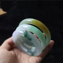 Xiaoliang Zi emerald bracelet Ice seed waxy seed floating flower jade bracelet Princess oval natural Myanmar A goods live