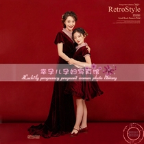 2021 New Photo Studio parent-child theme photo photography costume retro palace style indoor mother and daughter art photo