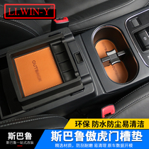 Suitable for Subaru 151617181920 OUTBACK door cushion water coaster non-slip mat OUTBACK non-slip mat