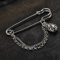 Retro National style water drop chain tassel brooch pin sweater scarf accessories Korean fashion women handmade accessories