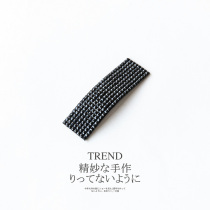 Black rhinestone BB clip Red hairclip fairy headdress sen nv xi hairclip female South Korea ding jia edge clamp issuing girl