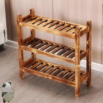 Solid wood kitchen vegetable rack Hot pot shop with restaurant restaurant barbecue shop dish rack three-layer storage rack side dishes