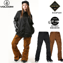 Diamond GORE TEX USA VOLCOM snowboard pants slim cut breathable waterproof women plus cotton snow pants