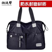 Nylon Single Shoulder Bag Handbag in Old Age Slanted Satchel Bag Men Oxford Bub Luggage Bag Travel Big Bag Middle-aged Dad Bag