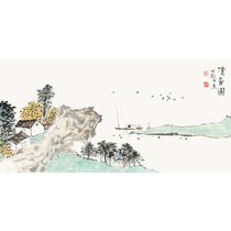 Xinpizhuang Yingrui Qingyin Picture in the Art Association member hand-painted Chinese painting authentic decoration collection