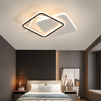 Nordic lamps simple modern atmosphere square geometric ceiling light led creative personality master bedroom room lighting