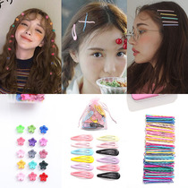  South Korea Hyunya same clip girl grab clip cute bb clip color hairpin Hyunya candy color flower hairpin wind