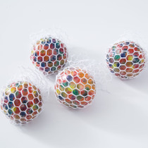 Vent decompression grape ball pinch ball grape ball vent crystal color bead ball decompression toy vent water polo