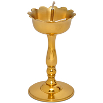 Lotus side oil light lamp holder Guanyin for light long Ming crisp oil lamp Home Buddha Former honors Buddha Fortune Lanterns Buddha Supplies