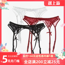 Amelie spac European and American high-end custom black seduction sexy stockings Garter big size Garter