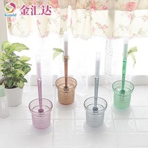 Jinhuida crystal with seat sanitary brush toilet brush soft hair creative with base plastic long handle brush toilet brush