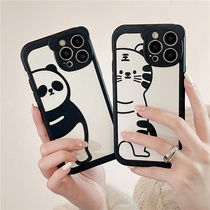 lizzardhill cute minimalist fashion applies Apple 13promax mobile phone shell new iphone11 female 12pro silicone iphox xr