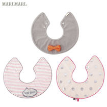 MARLMARL bib three-piece baby Summer gift box joujou series female treasure newborn gift set